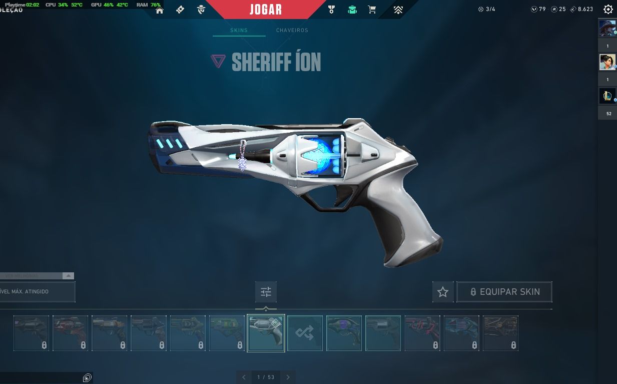 Conta de valorant com muitas skins pra sair rápido( barato demais )