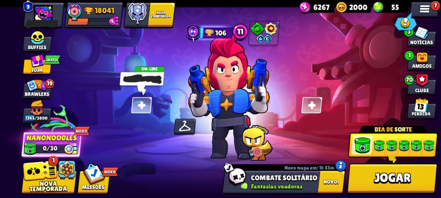 Conta de Braw Stars 7 Prestígio