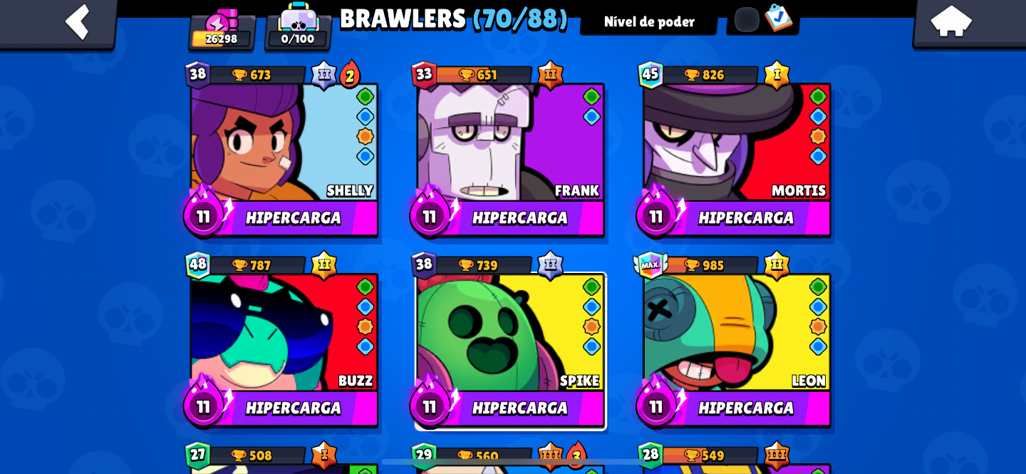 (Aceito oferta) Conta de braw stars 71/95 com as melhores skins e o melhor preço