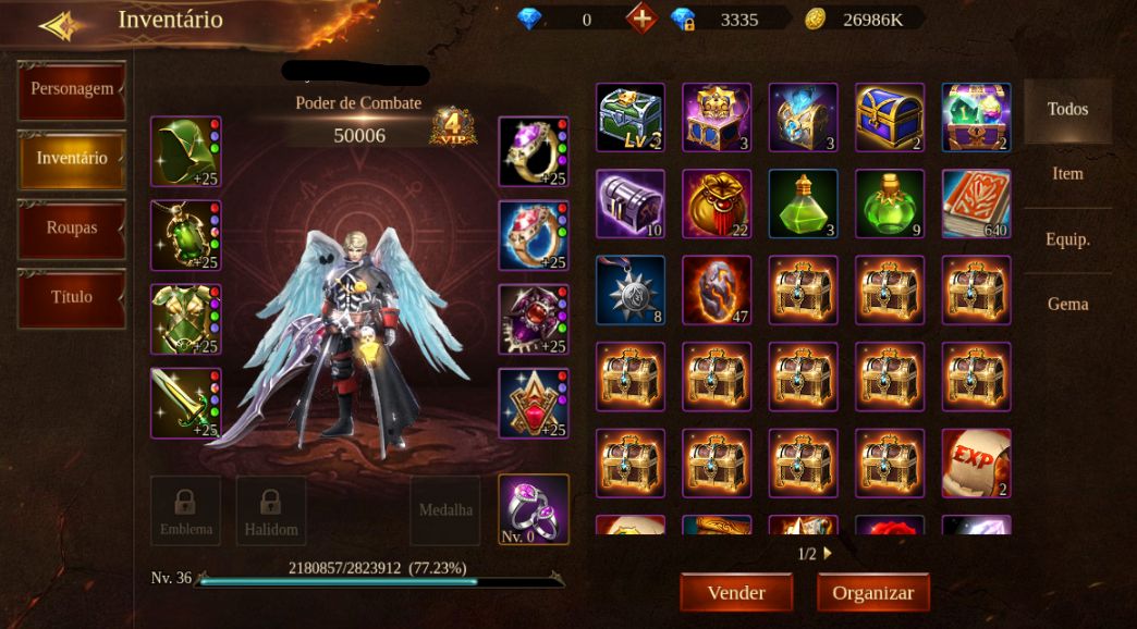 Casal Lv 36 50k Wartune Ultra (Legend Online)