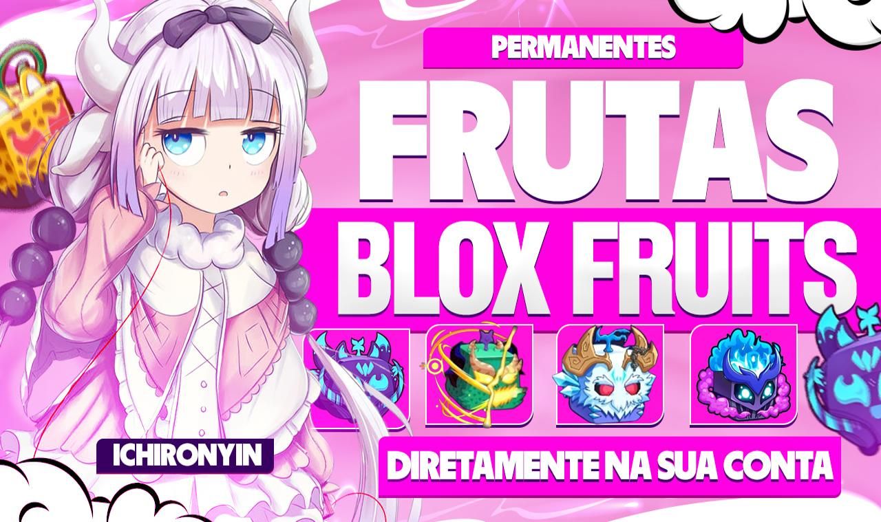 FRUTAS PERMANENTE BLOX FRUITS | DRAGAO | KITSUNE | GAS | YETI | LEOPARDO |
