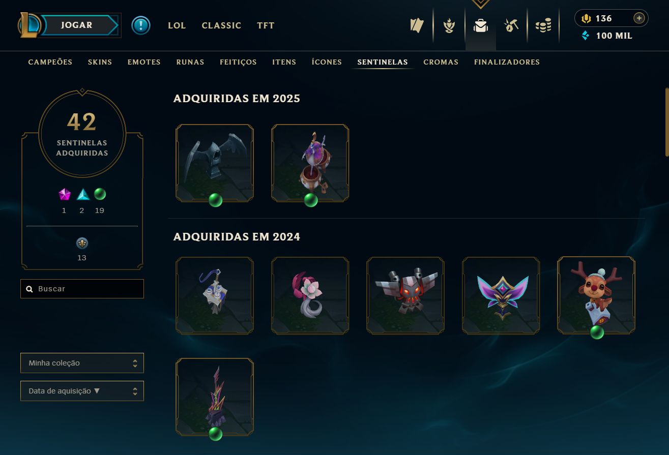 LOL 2014 | D1 75 PDL | EX-MESTRE | 234 SKINS | 4 ULTIMATE | 23 LENDÁRIAS