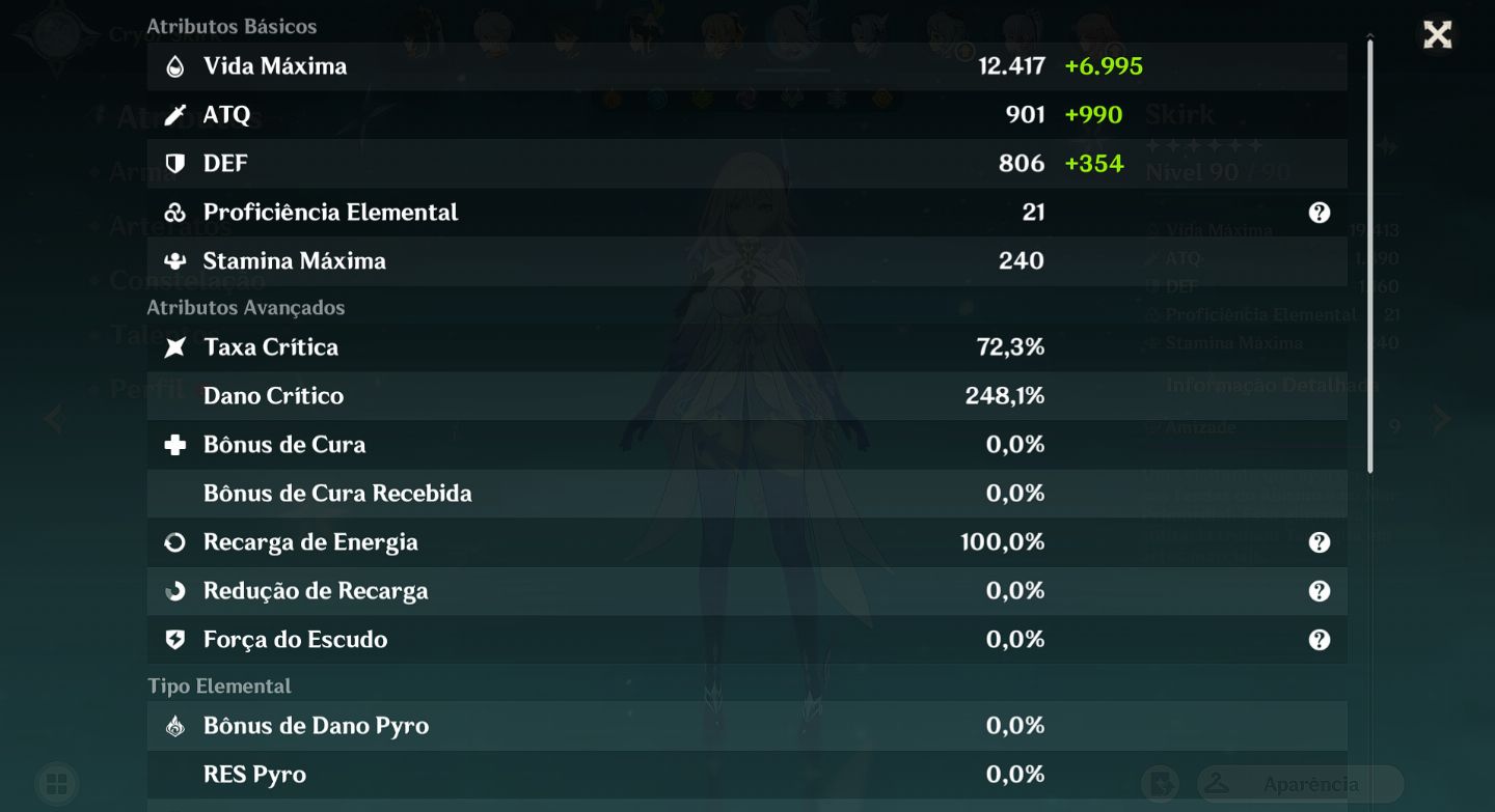 Conta de genshin Impact AR60 TOP END GAME!!!