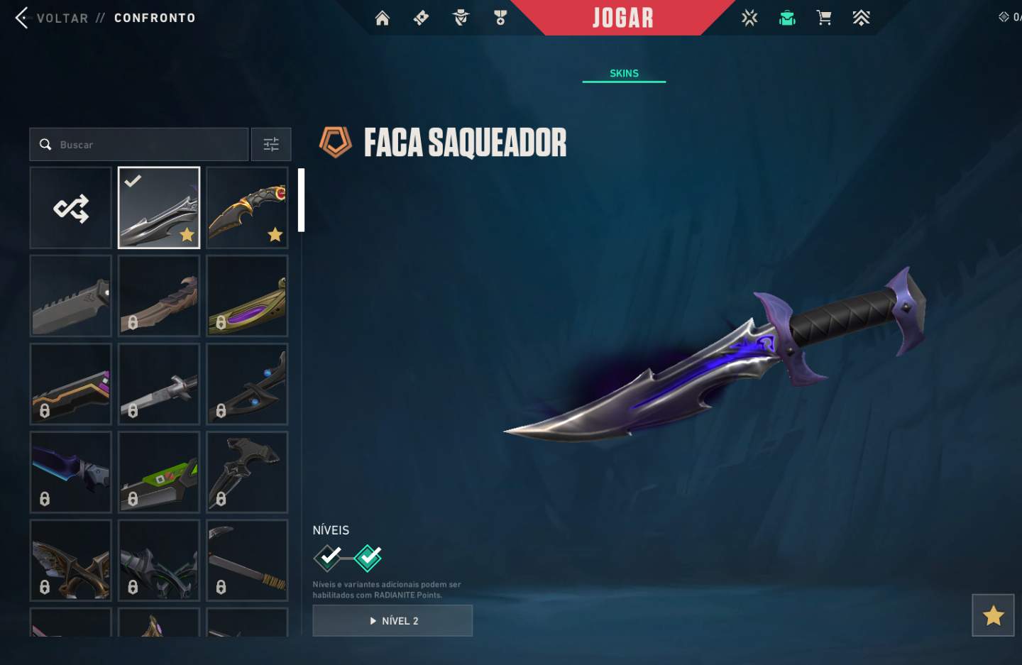 CONTA VALORANT COM SKINS (DIAMANTE 2) JA PEGOU ASCENDENTE 2