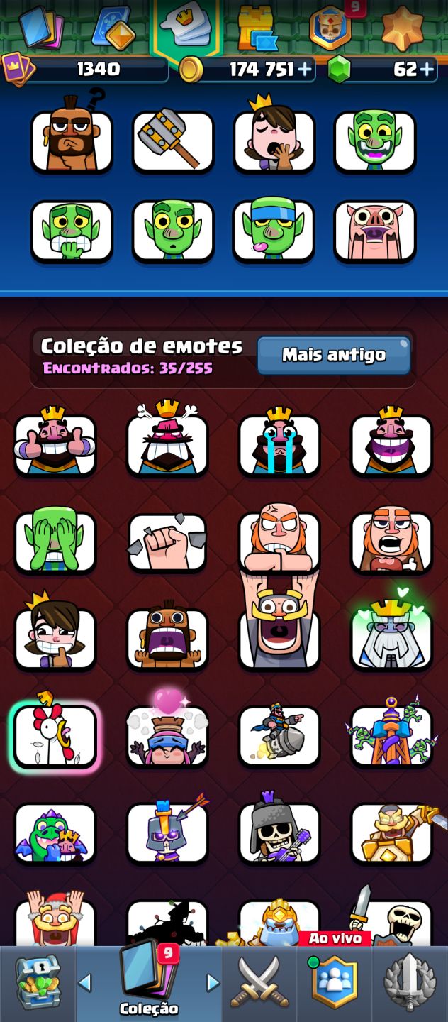 CONTA DE CLASH ROYALE MUITO UPADA, ARENA 26, 10600 TROFÉUS