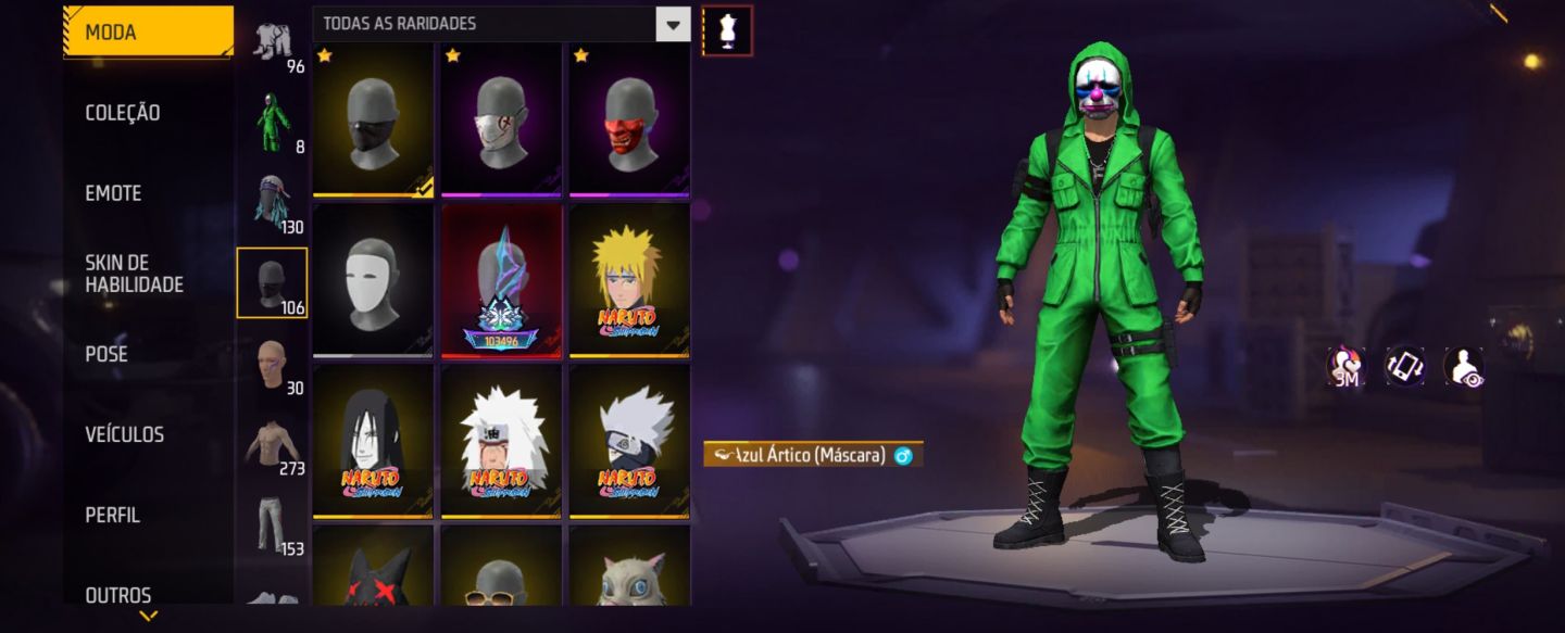 Conta Free Fire Básica Com Top Criminal e Bandeirão