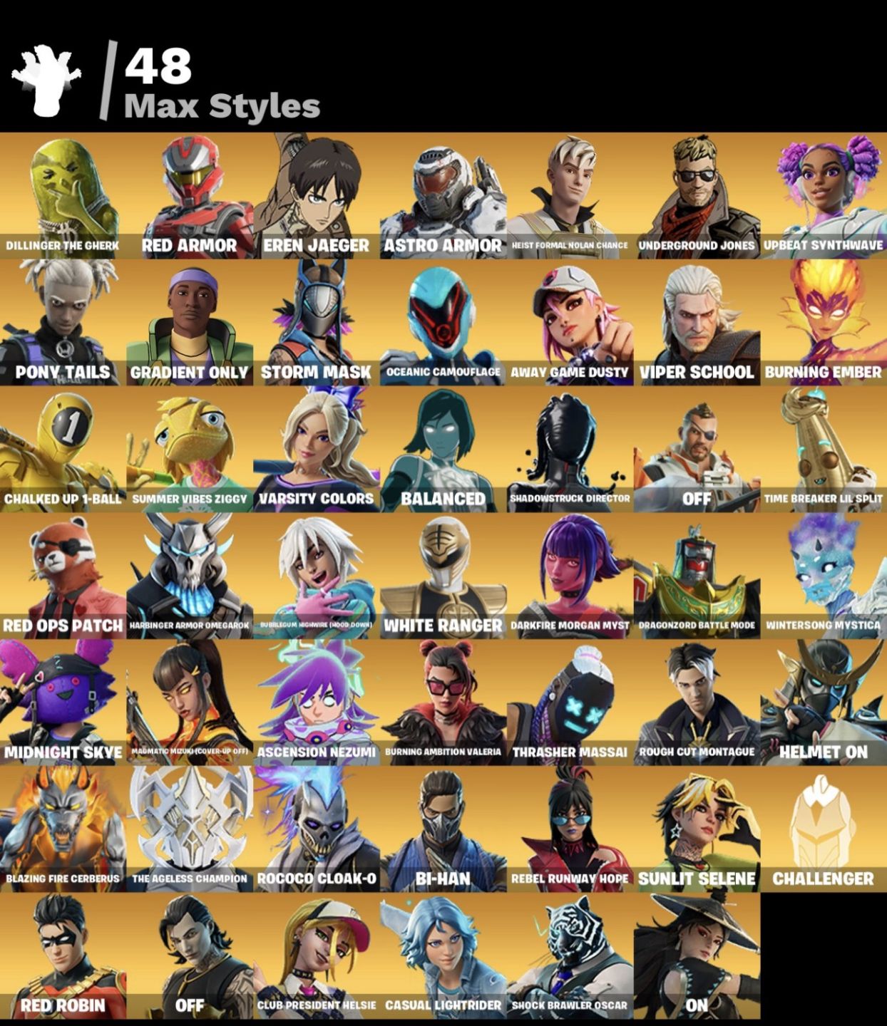CONTA DE FORTNITE MUITO ANTIGA E RARA! VÁRIAS SKINS E PASSES COMPRADOS