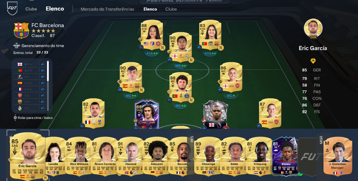 CONTA EA FC 27 UT COM TIME META + JOGO NA STEAM(PC)