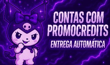 CONTAS COM PROMOCREDITS E ENTREGA AUTOMÁTICA - FEMININAS