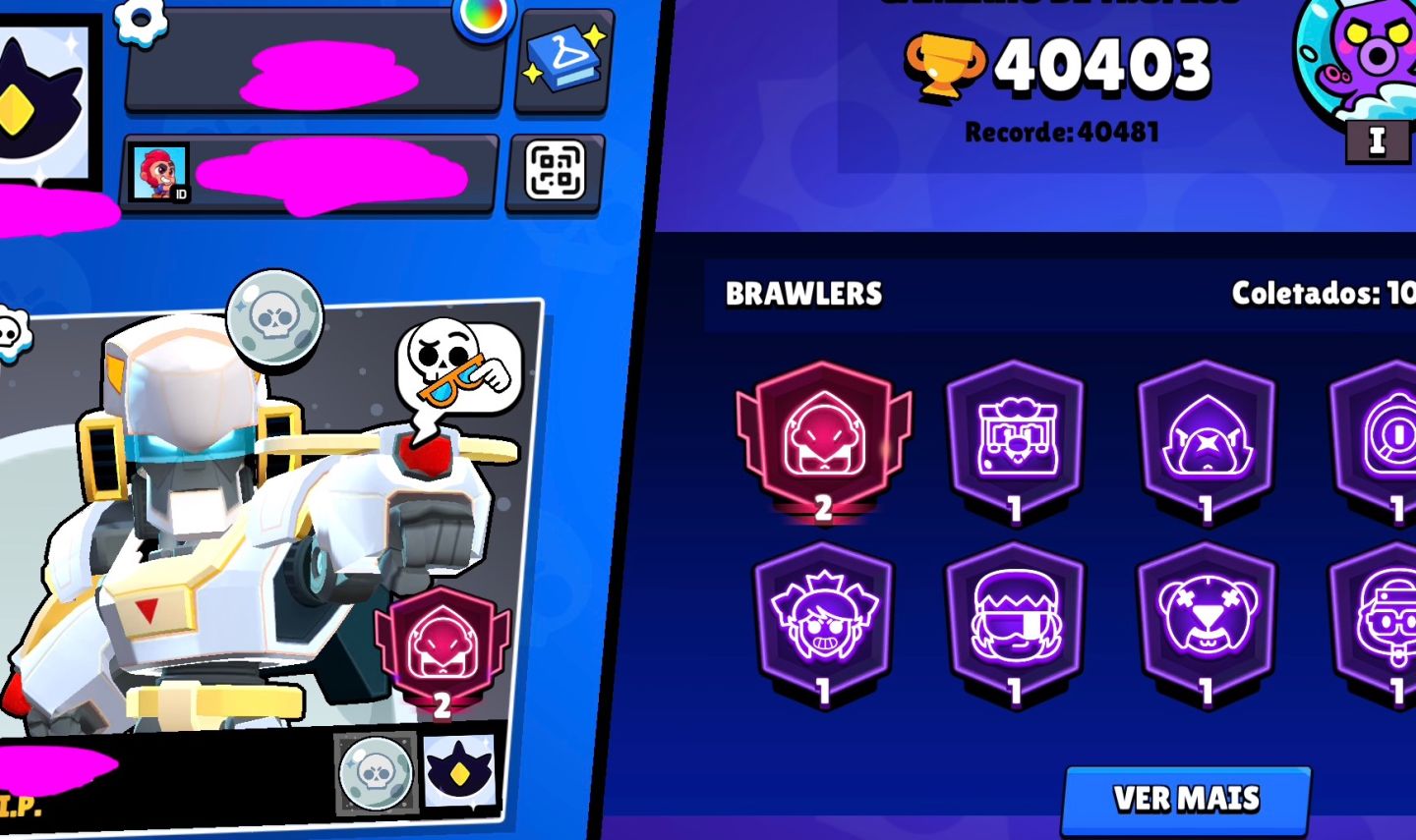Conta de brawl stars com todos os brawlers, ideal pra iniciante!!