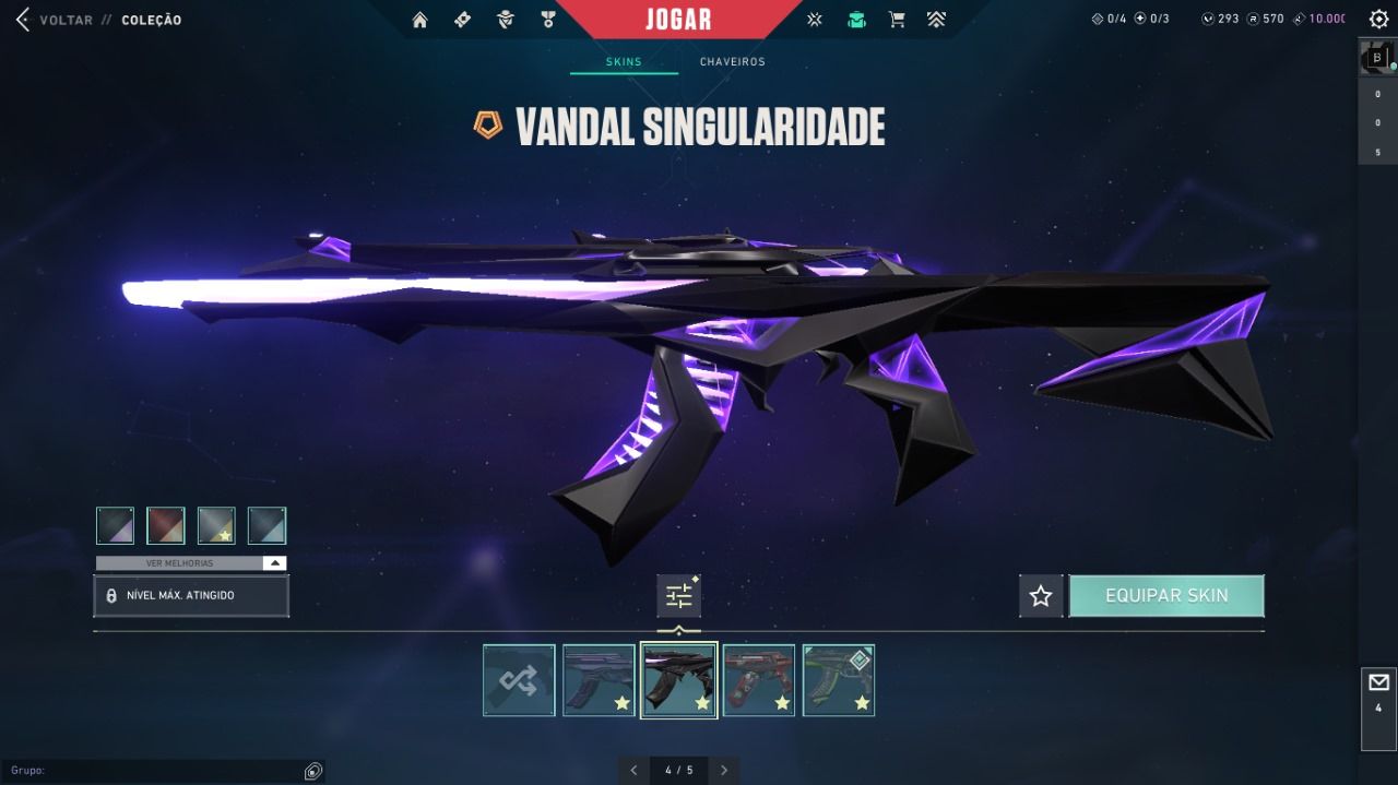 Conta de valorant com bastante skins e pacote EX.O completo