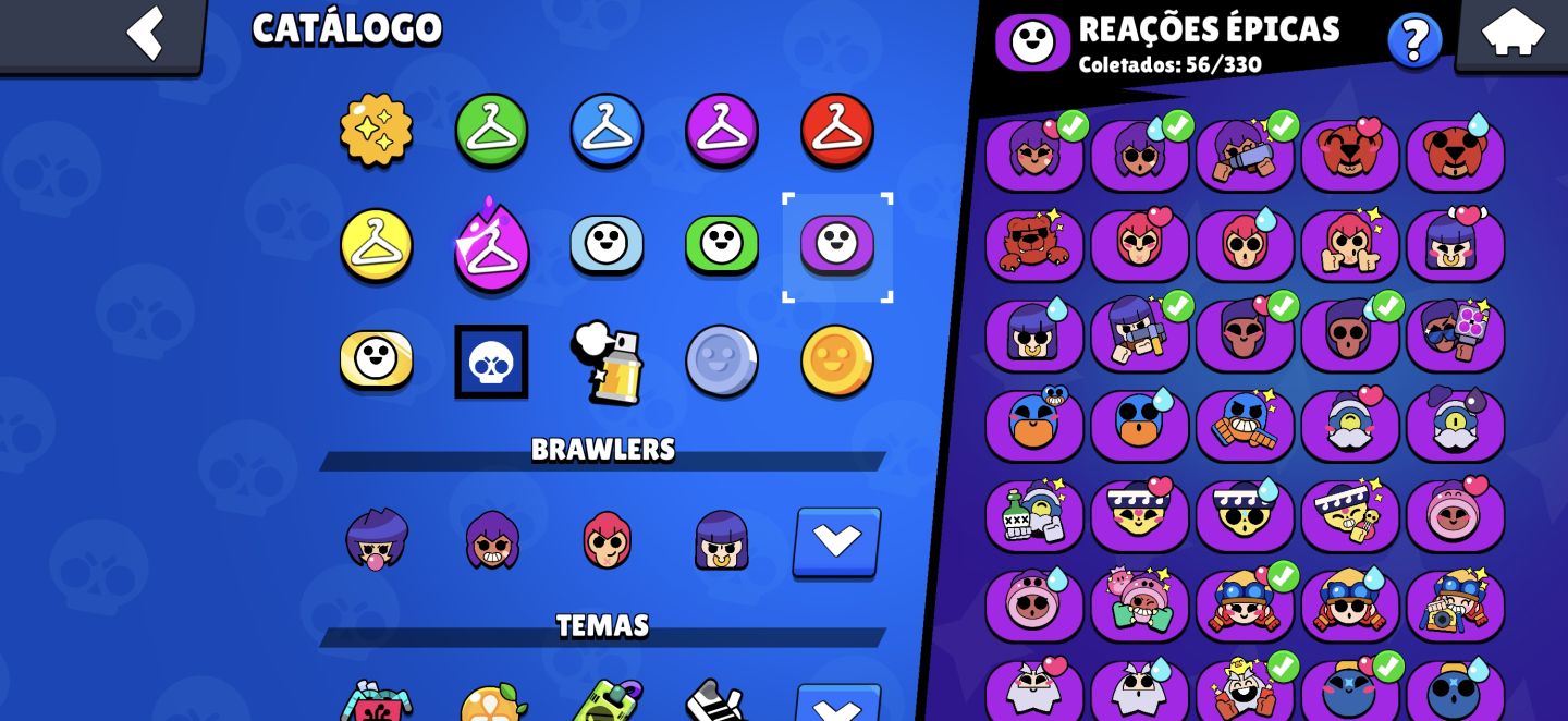 Conta 104 Brawlers + 345 Skins + 44Mil Troféus + Recursos