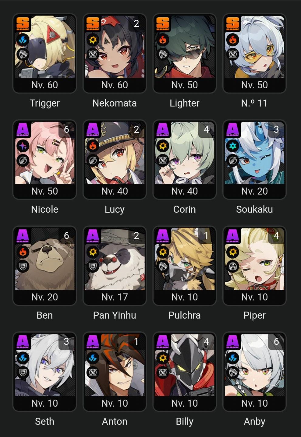Conta HSR + ZZZ + GI (todos os detalhes na descrição)