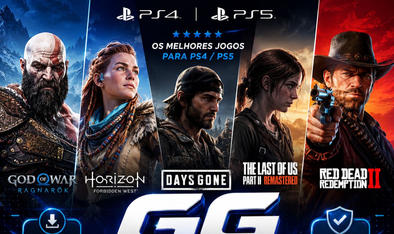 Jogos Digital PS4 PS5 Primaria ou Secundaria