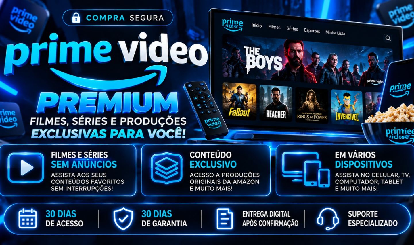 AMAZON PRIME VIDEO ACESSO 30 DIAS