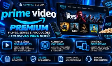 AMAZON PRIME VIDEO ACESSO 30 DIAS