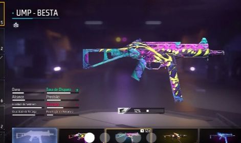 CONTA DE FF COM UMP ROXA XM8 ATRIBUTADA