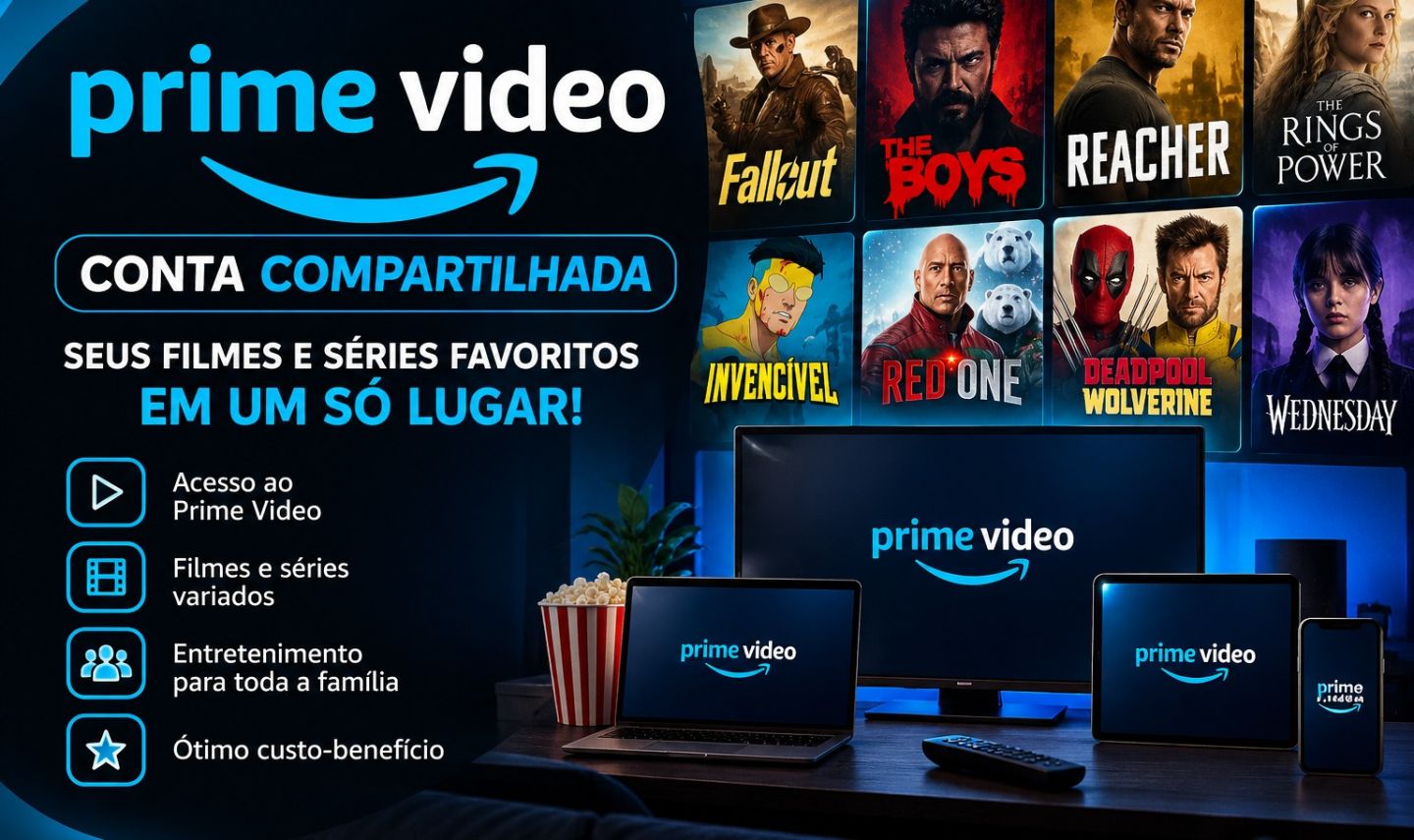 PRIME VIDEO TELA COMPARTILHADA-30 DIAS
