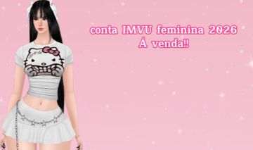 Conta IMVU nova feminina 2026