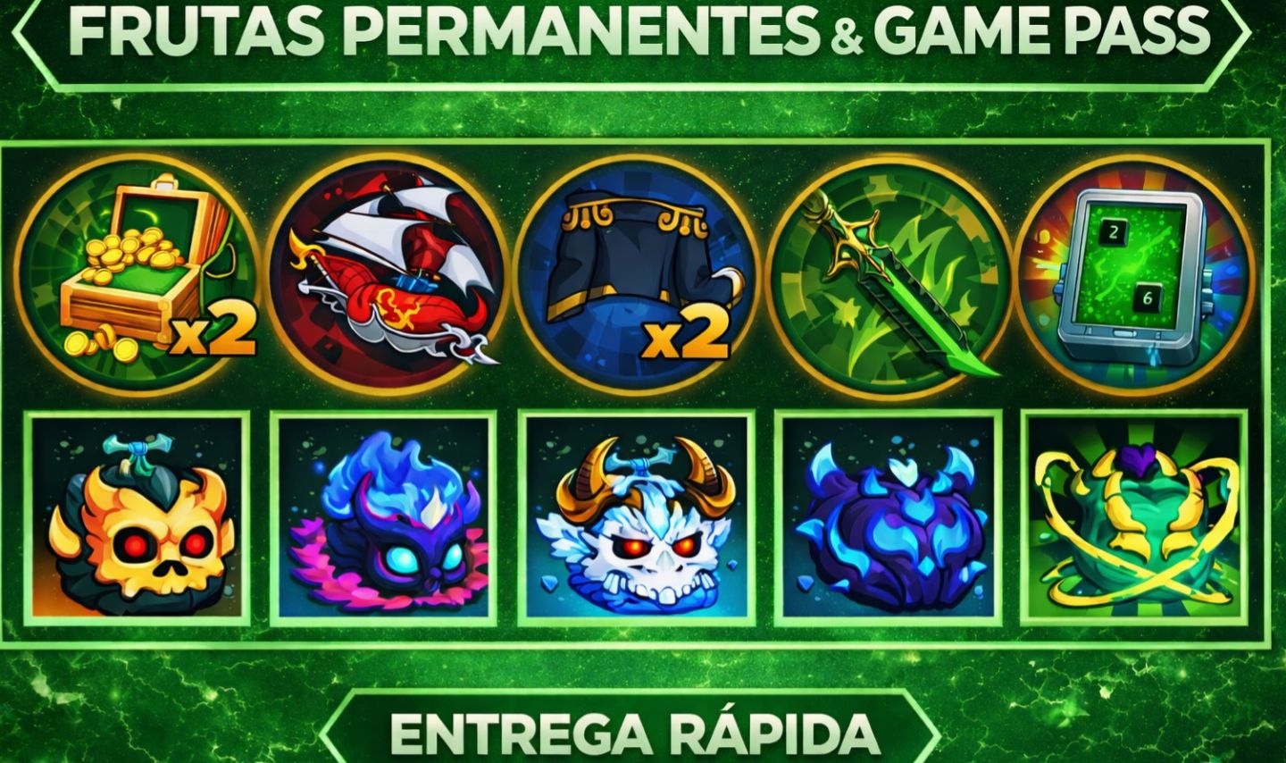BLOX FRUITS FRUTAS FÍSICAS | ENTREGA RÁPIDA
