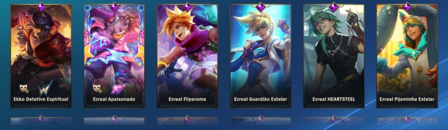 Wild Rift conta - 130+ skins, Full champs e NV300+
