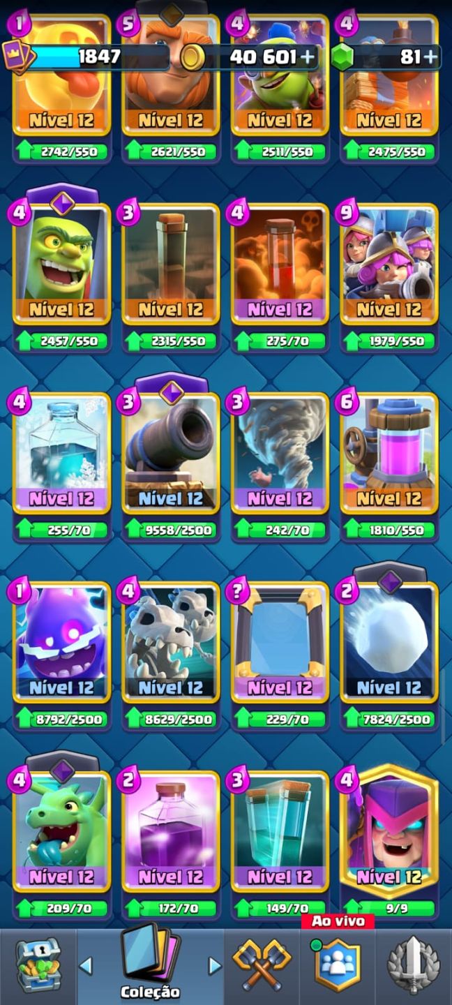 Clash royale - Conta única!