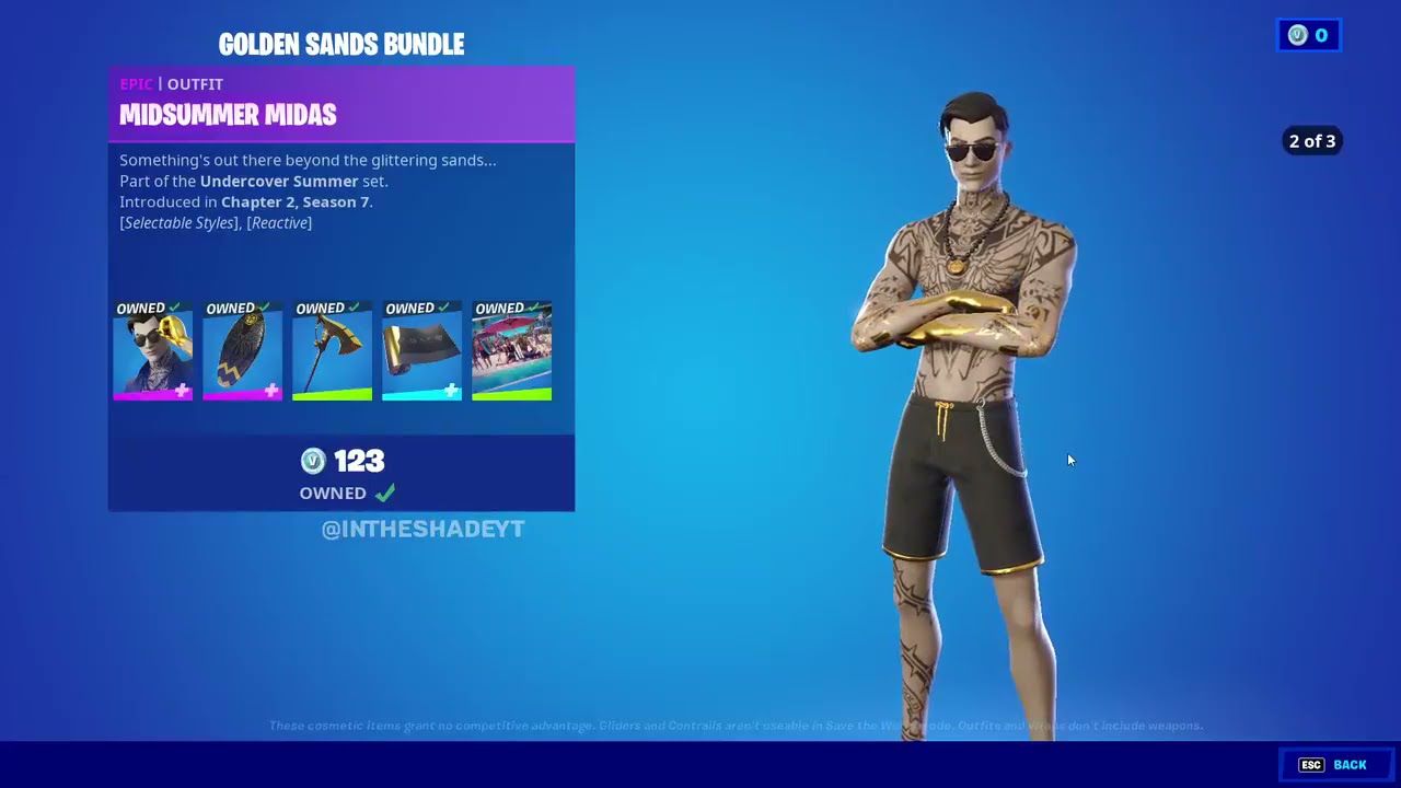 CONTA FORTNITE INICIAL COM 33 SKINS + 53 PICARETAS + 300V-BUCKS