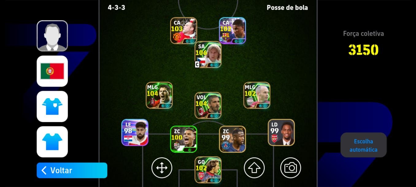 Contas de efotball com Messi nedved yamal haland cristiano Ronaldo mbappe etc