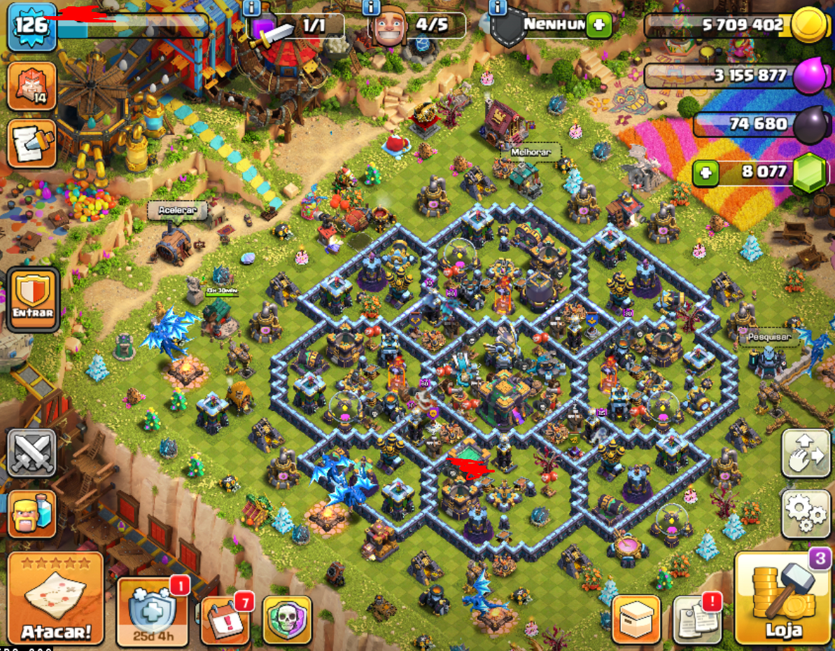 CV 13 FULL - RECÉM CV 14, 8077 GEMAS, BASTANTE EQUIPAMENTO, SKINS | ENVIO RAPIDO
