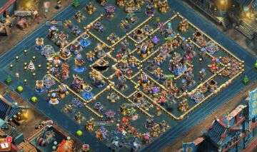 Clash of Clans CV18 muito bem upado - skins e paisagens - MTZ