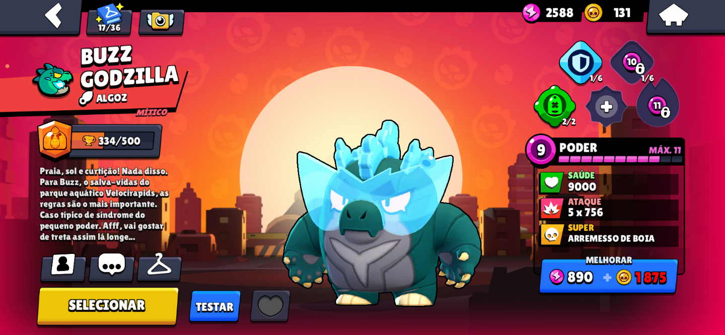 Brawl Stars 31K Troféus | Grande Quantidade de Recursos