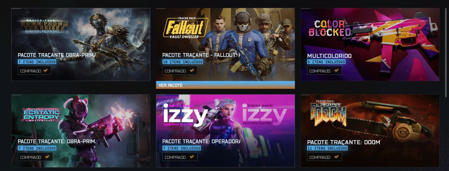 Conta warzone | Skins de Nuke | Blakcell | Loja | DMZ