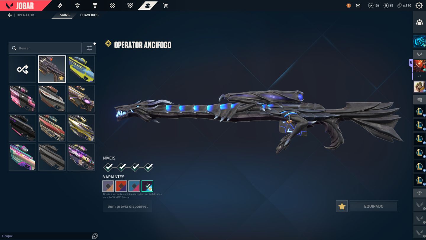 VALOR NEGOCIAVEL - CONTA RARA - (400 SKINS LVL 500) R$4000 GASTOS - DONO UNICO