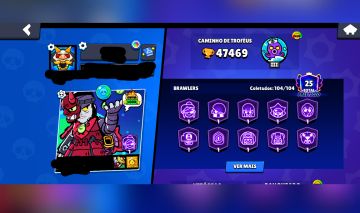 CONTA DE BRAWL STARS COM 47 MIL TROFÉUS