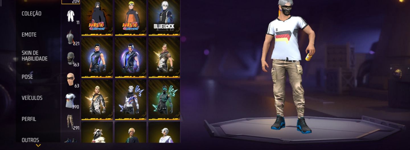 CONTA DE FREE FIRE GEMADA
