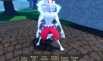 Conta de blox fruits básica, com algumas coisas raras e raça dracoV2