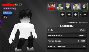 CONTA END GAME ANIME WARRIORS 3 (ROBLOX)