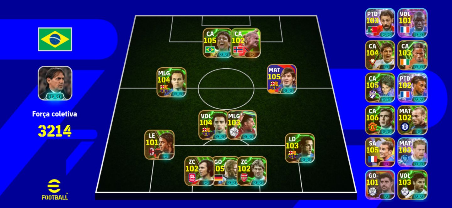 CONTA EFOOTBALL MOBILE