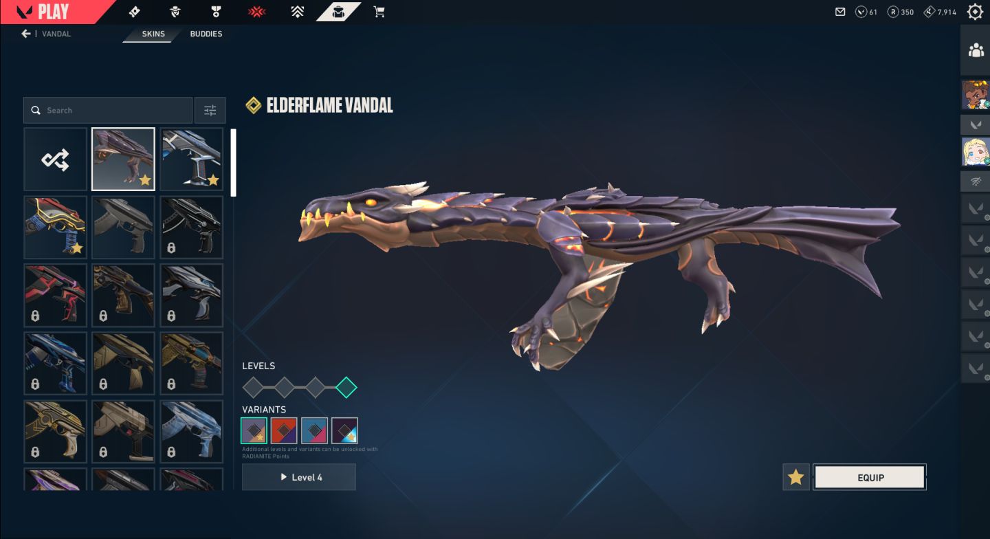 Conta Valorant c/ Karambit Rgx, Faca Sublime, Nocturne, Vandal Kuronami, Phantom