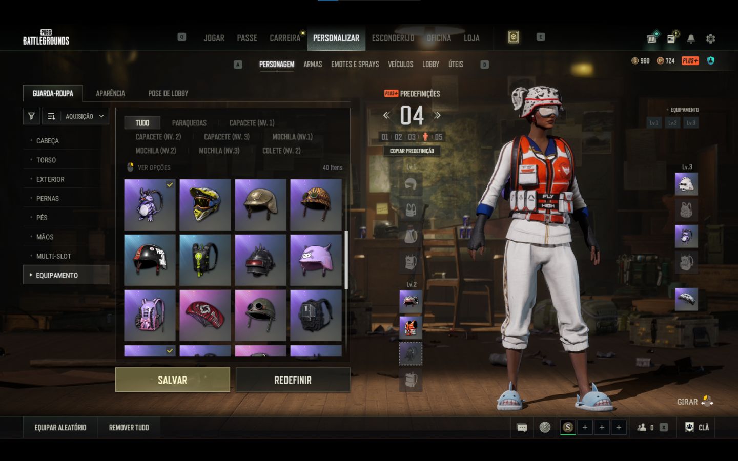 CONTA PUBG AUG NEON LEVEL 8 + CHROMA LARANJA , Glasya + Eve