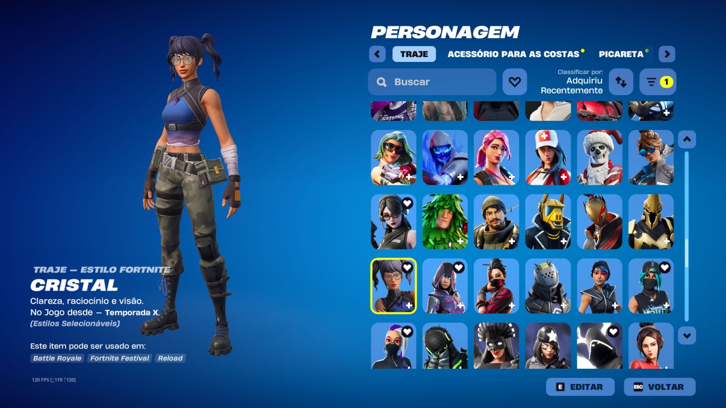 Conta Fortnite com Minty + Glow + Salve o Mundo + Passe antigo