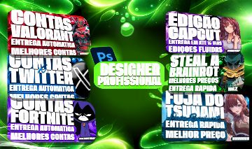 DESIGNER PROFISSIONAL! (BANNER, CAPA GGMAX, LOGO, THUMBNAIL).
