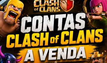 CONTAS CLASH OF CLANS SUPER BARATAS