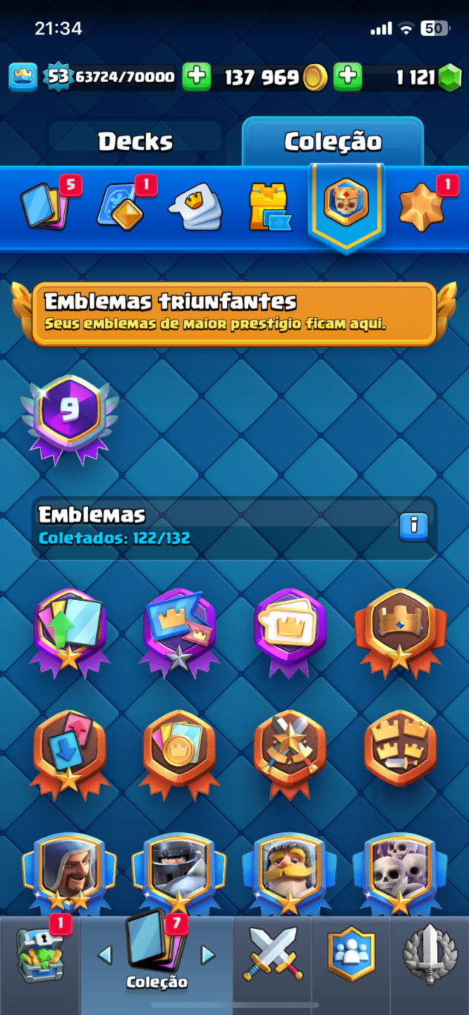 Conta De Clash Royale + Clash Of Clans Pra sair logo