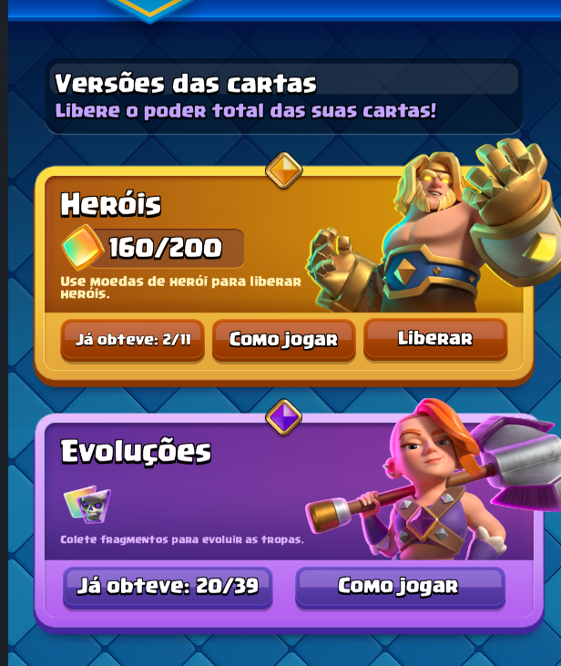 Conta premium de Clash Royale