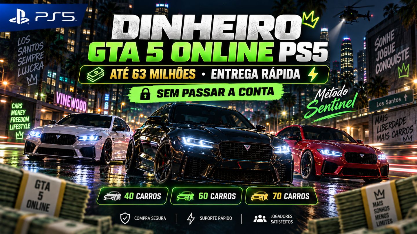 GTA 5 ONLINE PS5 | PACOTES DE MILHÕES | SEM PASSAR A CONTA | TUDO NA SESSAO