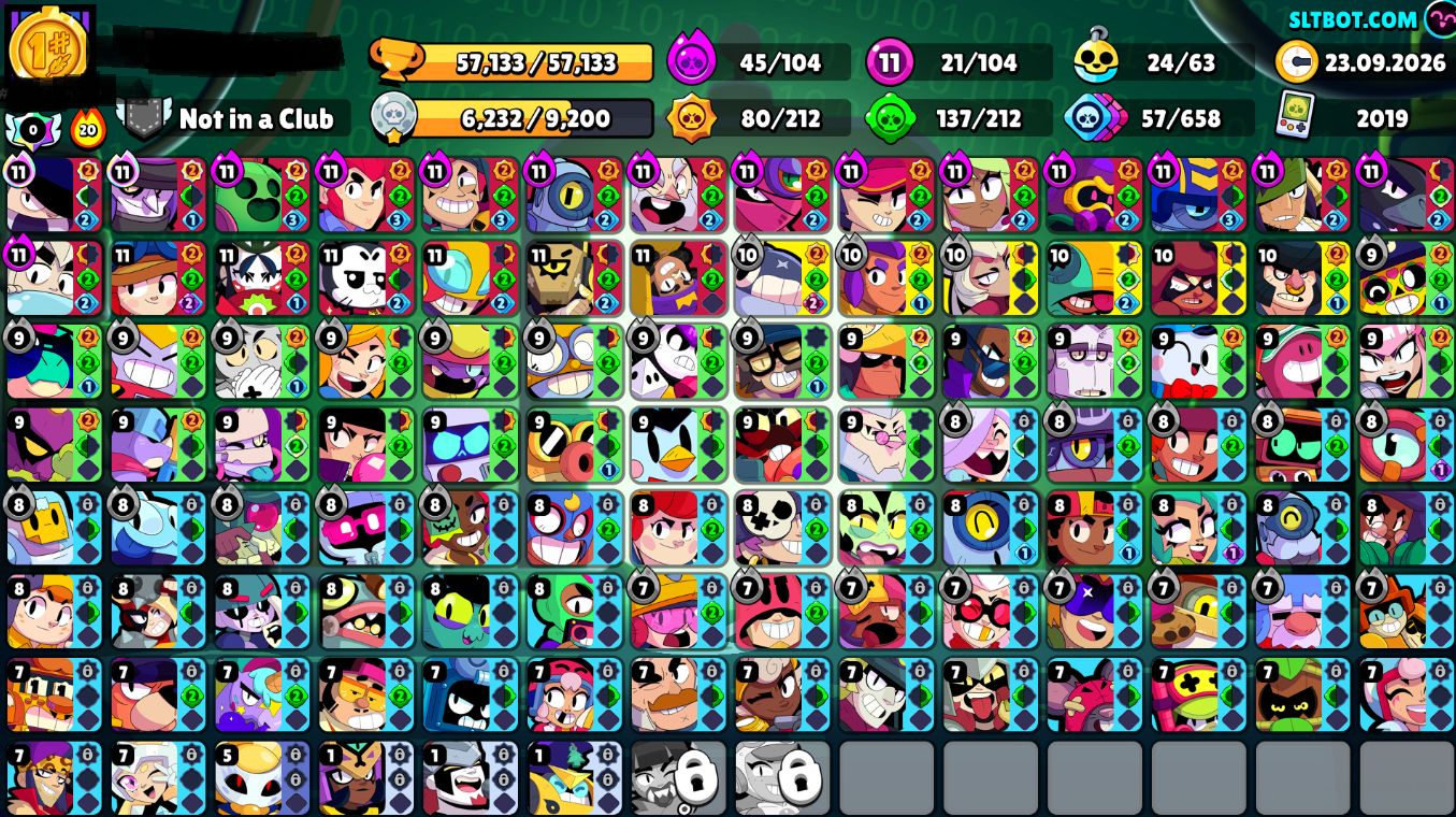 CONTA BRAWL STARS | 57K+ TROFÉUS | 21 BRAWLERS LVL 11 | CONTA 2019