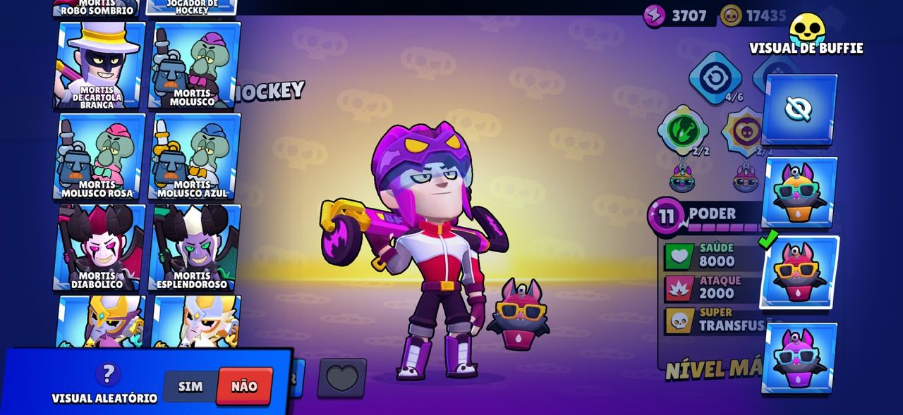 Conta de Brawl Stars 124k de Troféus e Fama alienígena