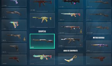 Conta valorant com skin e agentes