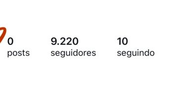 Conta Instagram com 9 mil seguidores